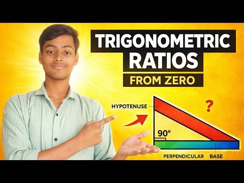 Trigonometric Ratios Explained 🔥 | Class 10 Maths Trigonometry | From Zero Level