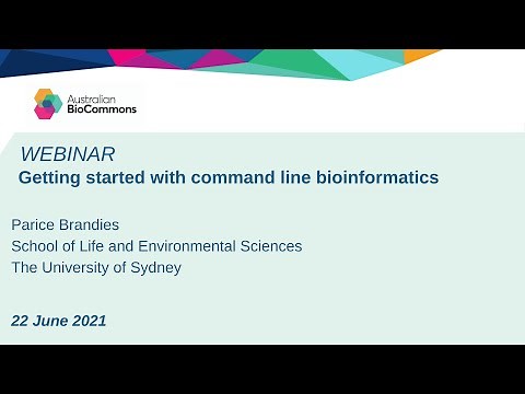 Getting started with command line bioinformatics
