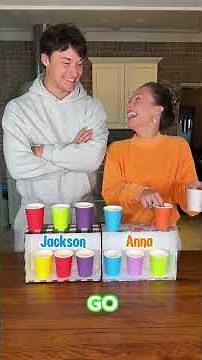 1v1 Mini Cup Match Game! #familygames #challenge #easter