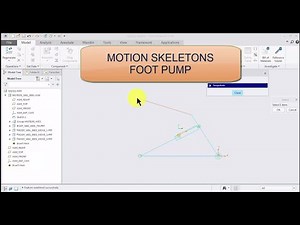Skeleton Modelling in Cre o Foot Pump Skeleton ModelTop Down Assembly Design