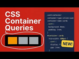 How to use CSS Container Queries and write container query rules? #css #html5 #htmlcss