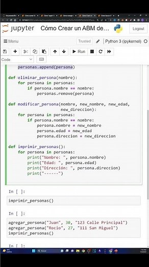 ¿Cómo Crear un ABM de Personas en Python en Menos de un Minuto?
