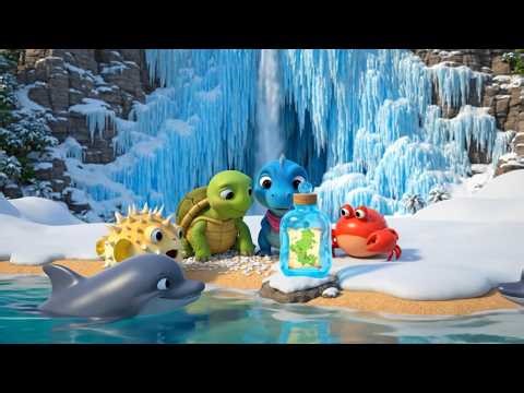 Dino, Turtle & Crab: Winter Mysteries at the Magical Oasis 🐢❄️