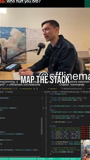 week 108, using the physmap for kernel thread stacks lol #coding #programming #operat...