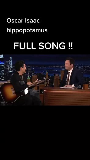 Oscar Isaac Sings The Hippopotamus Song