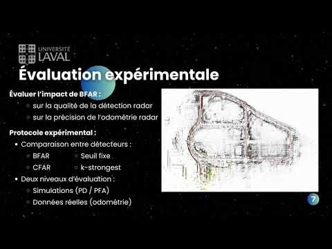 Présentation "BFAR: improving radar odometry estimation using a bounded falsealarm rate detector"