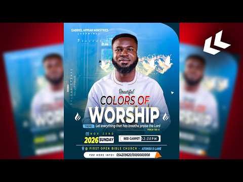 How to design a simple church flyer - PHOTOSHOP TUTS