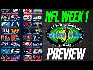 2025 NFL WEEK 1 SURVIVOR POOL PICKS & PREVIEW