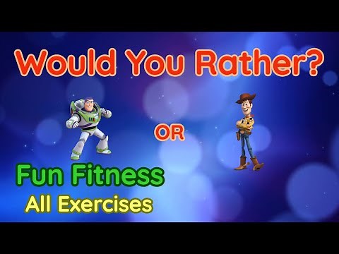 Would You Rather?? WORKOUT - At Home Fun Fitness Activity for the Family - Physical Education