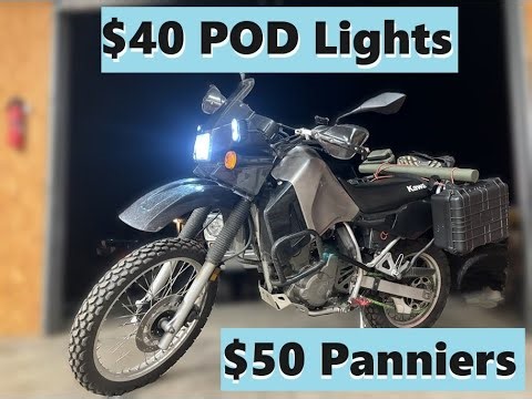 KLR650 Cheap MODS. Links in Description!