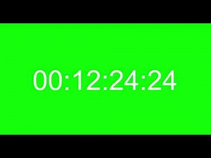 Green - 2 Hour Timer - 2 Hour Counter - 2 Hour Timecode
