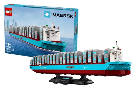 LEGO Maersk returns in March 2026 with 40955 Maersk Dual-Fuel Container Vessel! - Jay's Brick Blog
