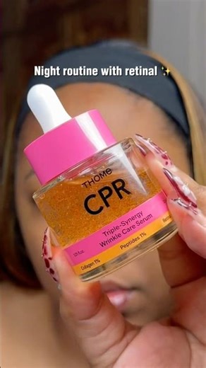 Retinal works faster than traditional retinol, so I’m starting slow and keeping it simple #retinal