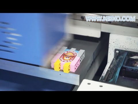 How to print lego bricks by UV DTF printer custom lego printer UV printing machine