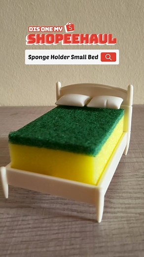 Discover the Adorable Sponge Bed Behind Every Kitchen Sponge!