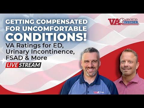 Is it possible to get a urinary incontinence VA rating?