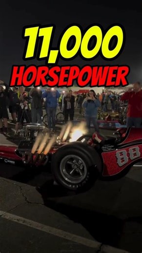 Dragsters Make Over 11,000 Horsepower