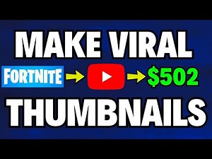 How to Make Viral Fortnite Thumbnails in 2025! (TUTORIAL)