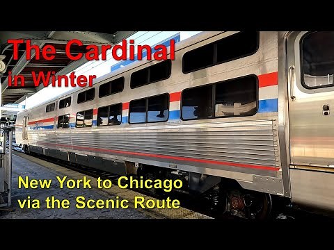 The Cardinal in Winter | New York to Chicago by Train in an Amtrak "Baggage Dorm" Roomette