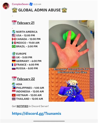 Escape Tsunami Challenge on Roblox