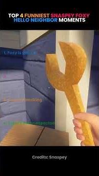 Top 4 Funniest Snaspey Foxy Hello Neighbor Moments