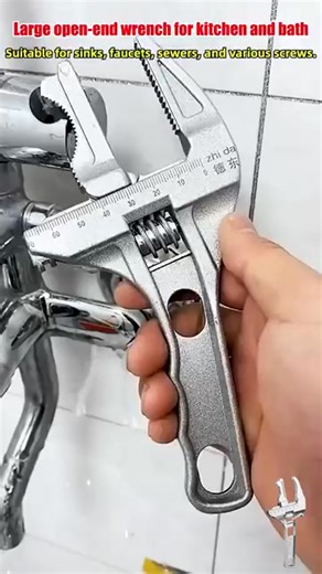 🛠️ One Tool, Endless Uses – The Ultimate Sink Wrench! Tired of struggling with multiple wrenches? Meet the Reversible sink wrench – 6-68mm jaw fits almost any pipe, nut, or bolt! https://bangbangder.com/products/reversible-sink-wrench-with-6-68mm-jaw-opening | Bangbangder