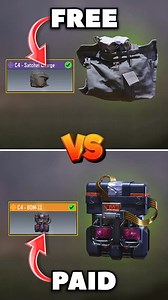 Free vs Paid C4 in CODM | Strange One Gaming