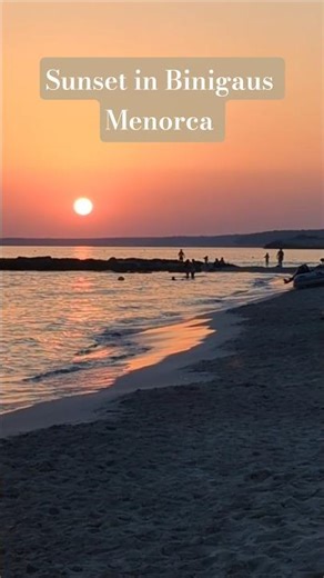 Binigaus Menorca - Sunset #travel #menorca #shorts