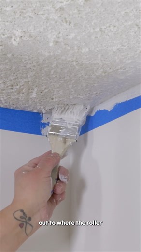 Painting a popcorn ceiling can be tricky, but the right technique makes all the difference. Here’s how to get even coverage without a crazy mess! | Family Handyman