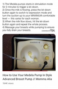 During a pumping session, there is a wide range in the number of letdowns each woman will experience. However, according to a study conducted in 2008, most of our milk yield occurs within the first two letdowns. Here is what the researchers suggest to maximize your letdowns: 1️⃣ As soon as your first letdown occurs, you can take full advantage of the release of milk by switching from stimulation mode to expression mode on your breast pump. 2️⃣ You will then want to adjust the suction to your max