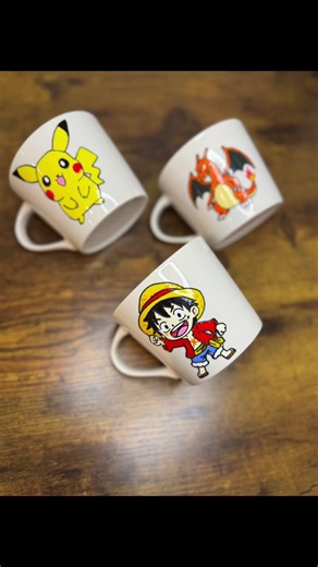 Custom mugs made just for you ✨☕️ Charizard 🔥 • Pikachu ⚡️ • Luffy 🏴‍☠️ Anime, Pokémon, cartoons & more — all hand-painted with love 🎨🤍 Tell me your idea and I’ll bring it to life 👀✨ Names, characters, special designs — anything you want ✨ Check my page for more ideas & designs 💌 DM to order #Charizard #Pikachu #Luffy #CustomMug #HandPainted