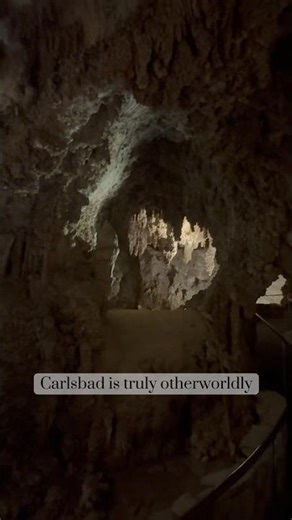 visiting Carlsbad Caverns is truly like descending into another world #carlsbadcaverns #newmexico