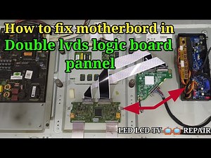 double lvds logic board pannel ! #QK-6M39B #QK-6M30A logic ! install double lvds logic !#tcon/logic