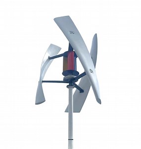 [Hot Item] 2000W Turbina Eólica Vertical Silenciosa 48V 96V Turbina Eólica Savonius Completa 3 Aspas para Generador de Energía Eólica para Uso Doméstico 3-Phase Generador Eólico de Corriente Alterna para Jardín de Casa