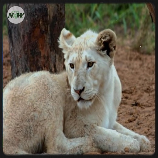 The mysterious white lion: a tale of beauty and hope for conservation—[Full story in 𝗰𝗼𝗺𝗺𝗲𝗻𝘁]👇 | Adorable Things