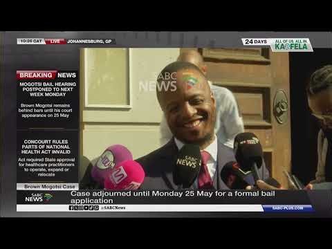 Brown Mogotsi | Case adjourned until next Monday for a formal bail application