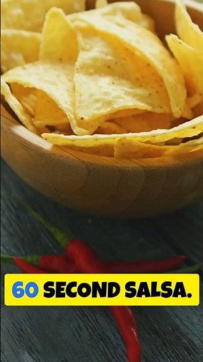 60 Second Garden Fresh Salsa! 🍅🌶️ No Frills, All Flavor