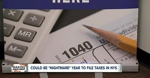 Local tax preparers: Could be "nightmare" year to file taxes in NYS