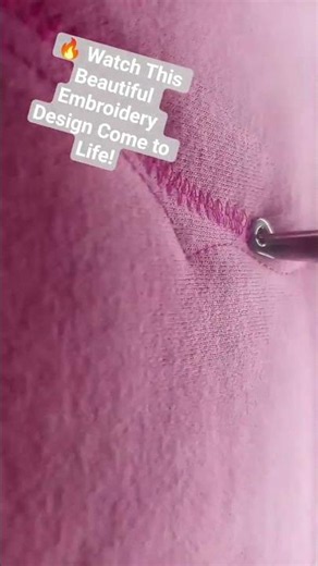 Amazing Embroidery Machine Stitching Process 😍 | Satisfying Embroidery Design