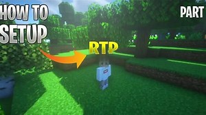 How To Full Setup RTP In Aternos Server Make Rtp Npc Click To Random Teleport Part 2 #minecraft #a