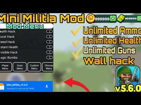 Mini militia Mod Menu v5.6.0 #minimilitia #minimilitiamodmenu