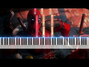 Deadpool 2 - Ashes Synthesia Midi Piano Tutorial & Download