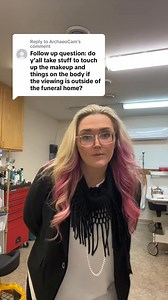 Mortuary Makeup to-go 💄 #normalizedeath #funeralhome #makeup | Lauren the Mortician