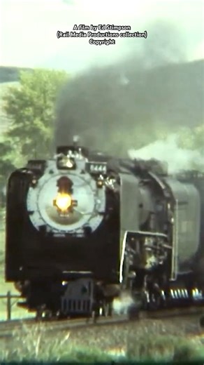 UP 8444 in the 1970’s #steamengine #steam #railway #railroad #usa #unionpacific #america #trains