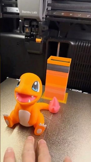 16 hours for a 6-color Chibi Charmander, can’t imagine it in the past #multicolor #3dprinting