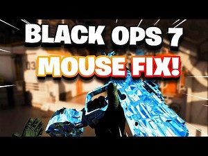 black ops 7 - Mouse Input Fix