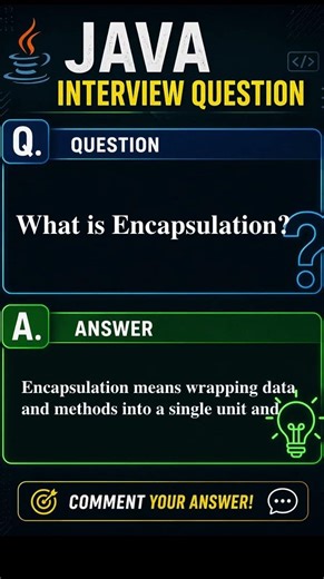 🔥 What is Encapsulation? | Java Interview Questions for Beginners | Java Basics Explained