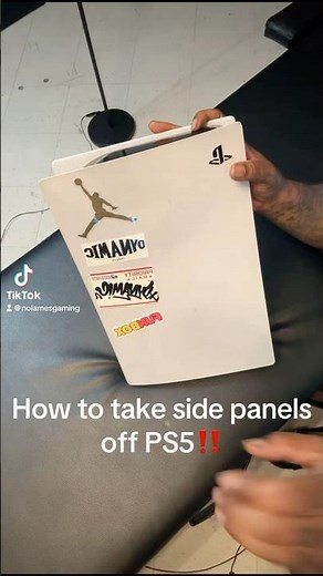 How to take side panels off PS5 #Gaming #Cleaning #PS5 #CallOfDuty #Madden #NBA2K #foryou #fyp