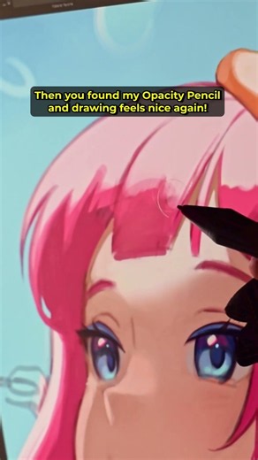My personality is based on a single brush 😂🖌️#digitalart #clipstudio #procreate #artresources