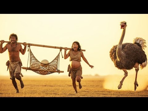 Life Million Years Ago | Did Homo habilis Survive After Stealing Giant Ostrich Eggs?